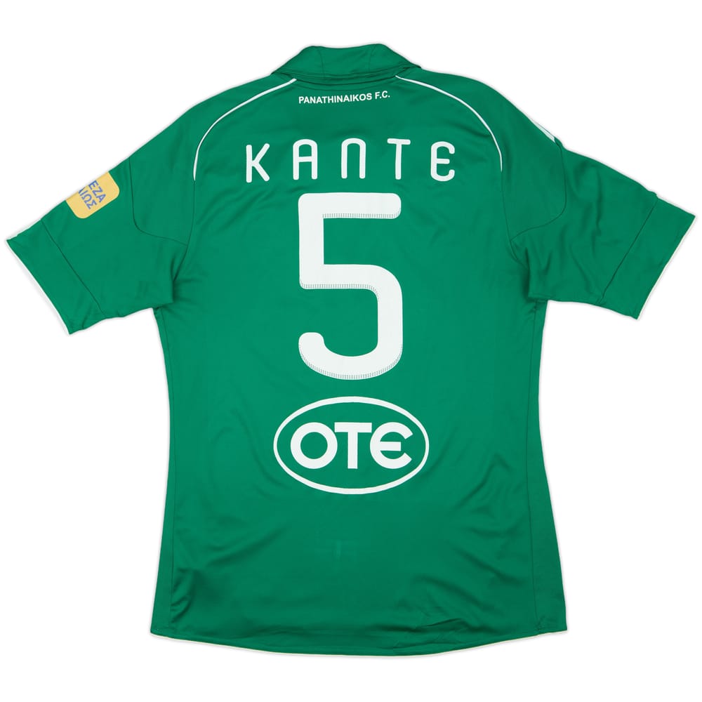 2010-11 Panathinaikos Player Issue Home Shirt Kante #5 - 7/10 - (S)