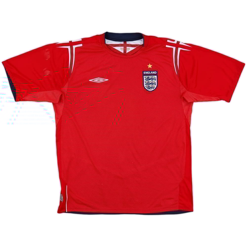 2006-08 England Away Shirt - 5/10 - (L)