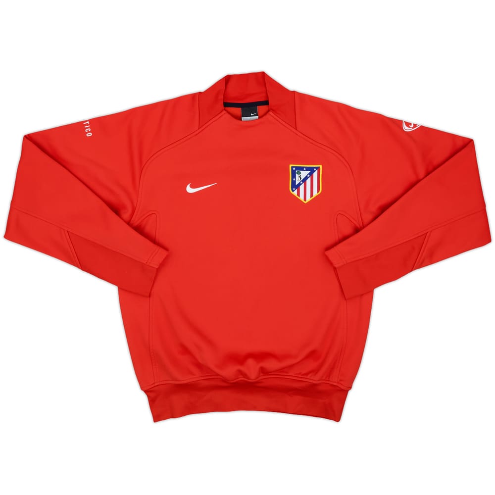 2007-08 Atletico Madrid Nike Drill Top - 9/10 - (S)