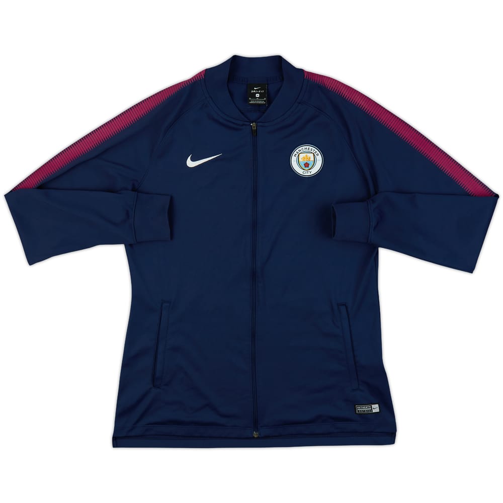 2017-18 Manchester City Nike Track Jacket - 8/10 - (M)