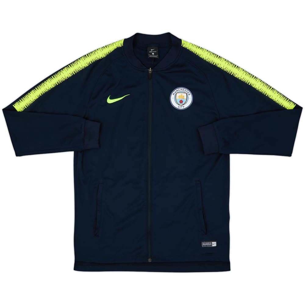 2018-19 Manchester City Nike Track Jacket - 8/10 - (M)