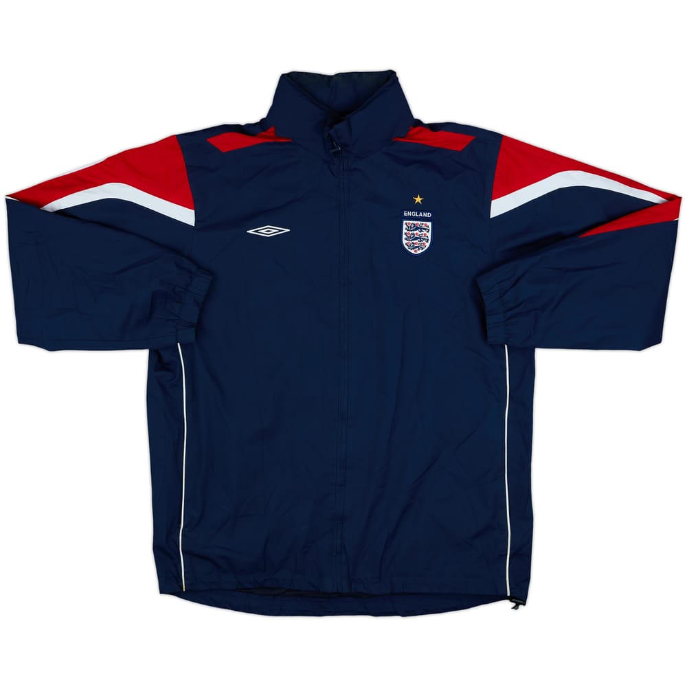2004-06 England Umbro Hooded Rain Jacket - 8/10 - (M)