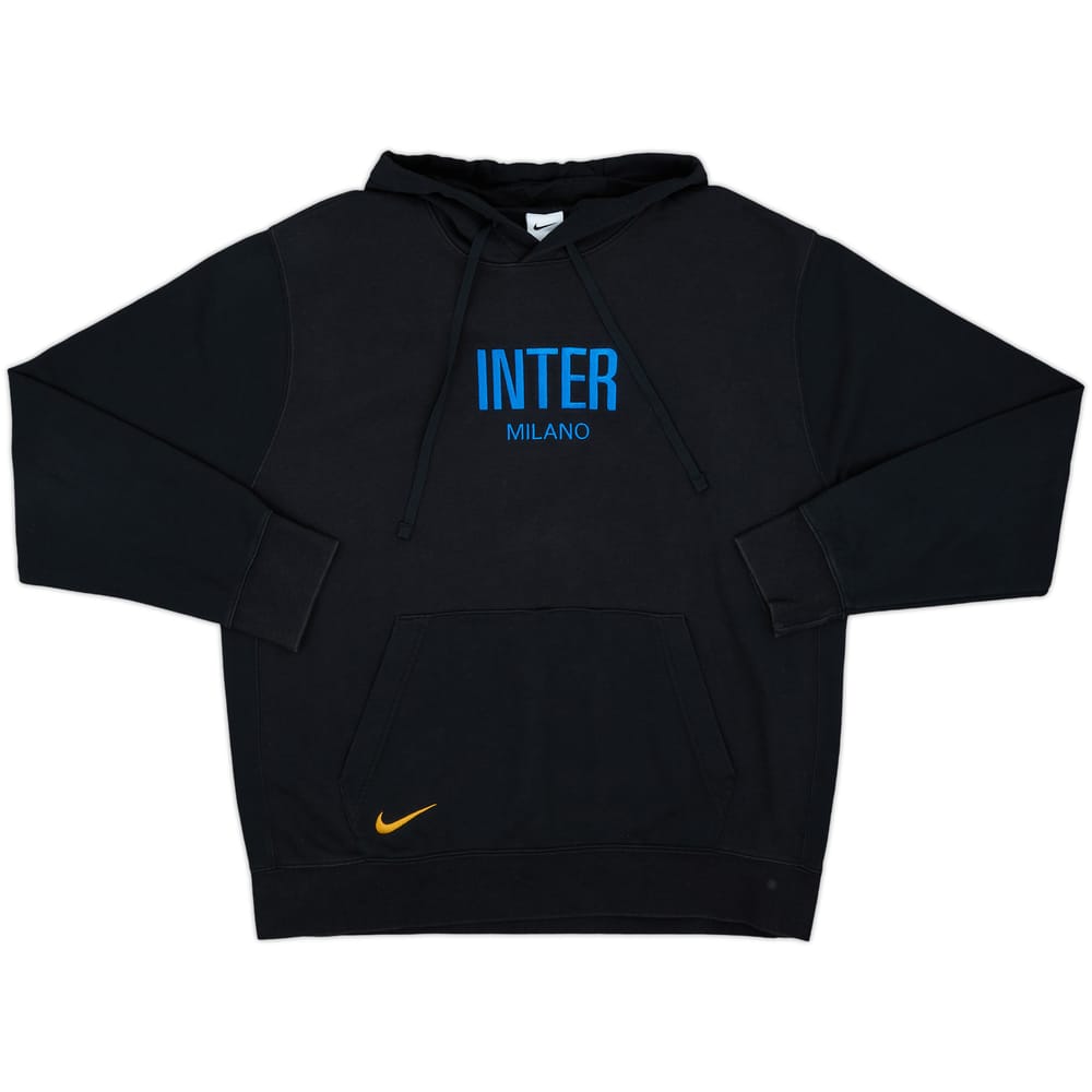 2021-22 Inter Milan Nike Hooded Sweat Top - 7/10 - (L)