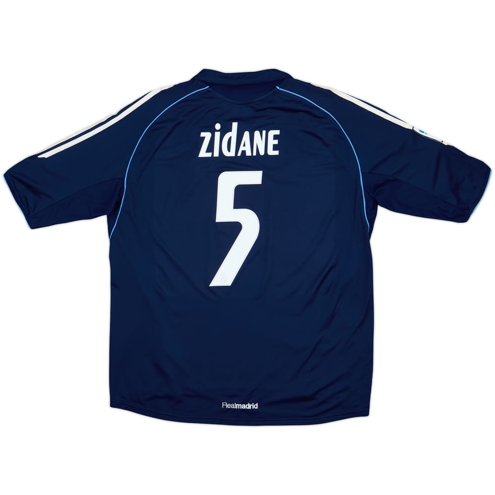 2005-06 Real Madrid Away Shirt Zidane #5 - 8/10 - (L)