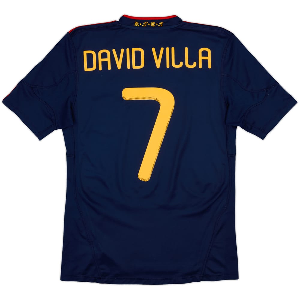2010-11 Spain Away Shirt David Villa #7 - 8/10 - (S)
