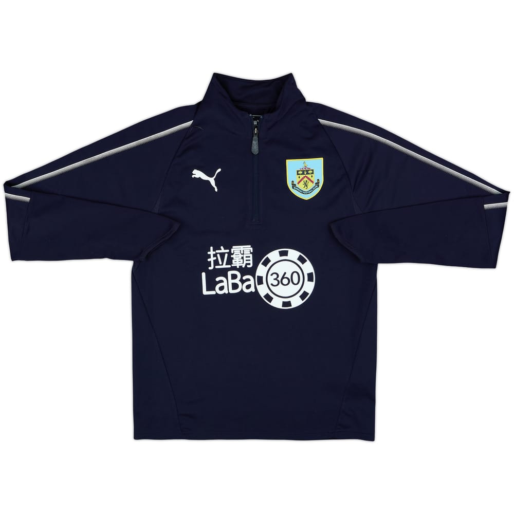 2018-19 Burnley Puma 1/4 Zip Training Top - 8/10 - (S)