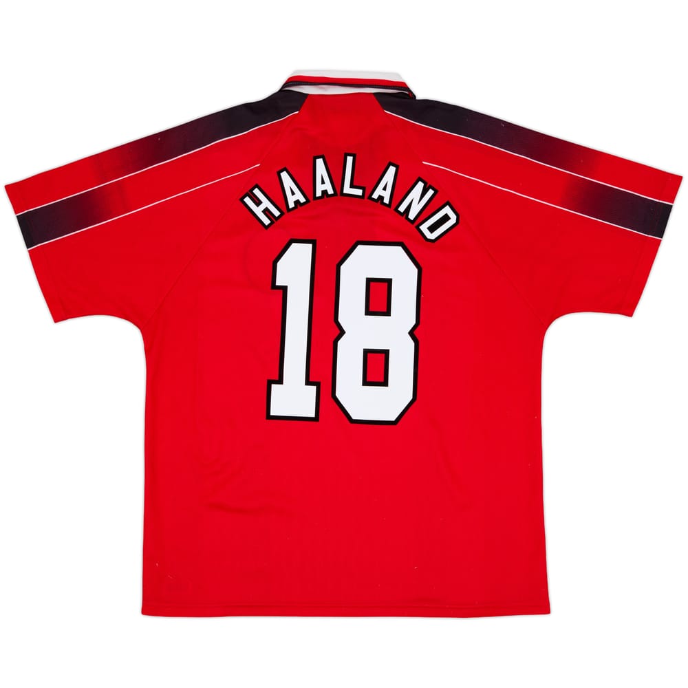 1996-97 Nottingham Forest Home Shirt Haaland #18 - 9/10 - (XL)