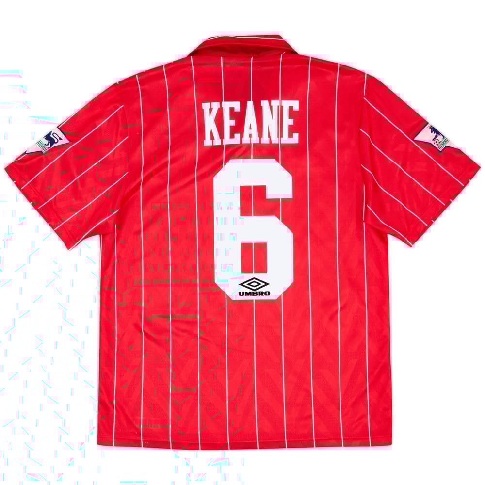 1992-94 Nottingham Forest Home Shirt Keane #6 - 8/10 - (M)