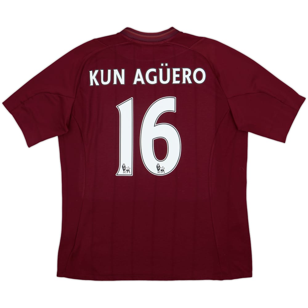 2012-13 Manchester City Away Shirt Kun Aguero #16 - 8/10 - (L)