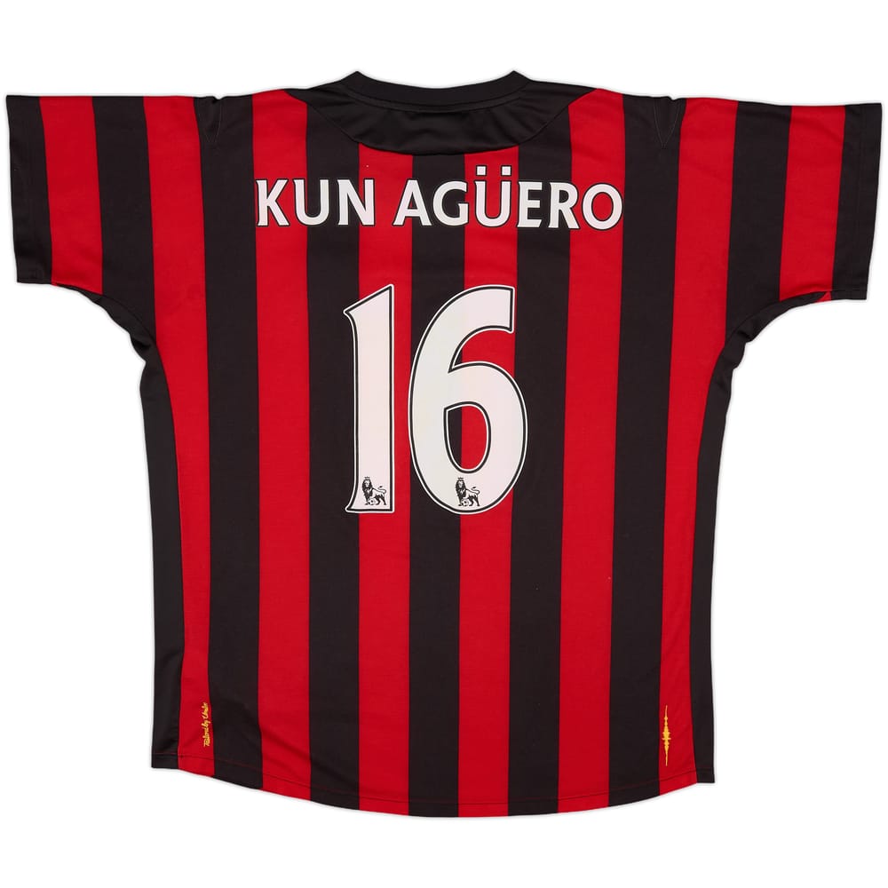2011-12 Manchester City Away Shirt Aguero #16 - 6/10 - (L)