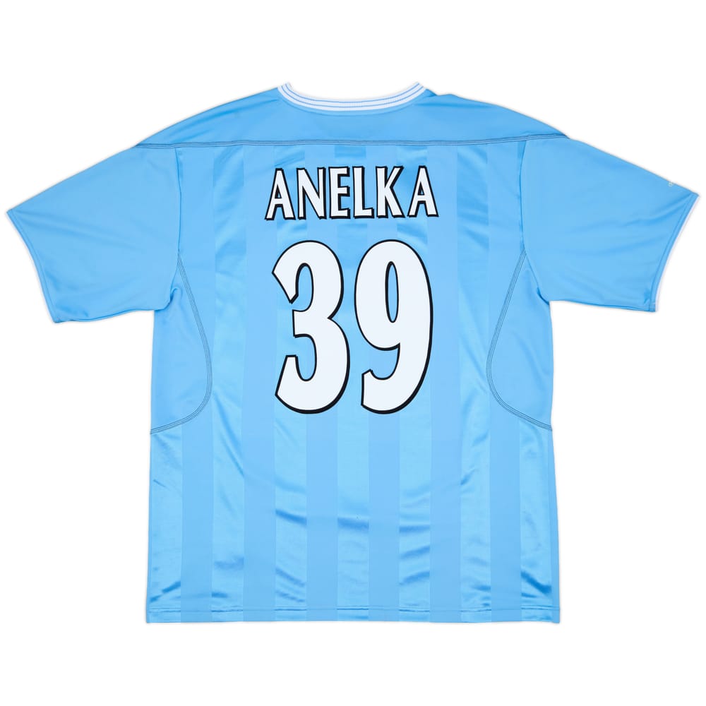 2003-04 Manchester City Home Shirt Anelka #39 - 8/10 - (L)
