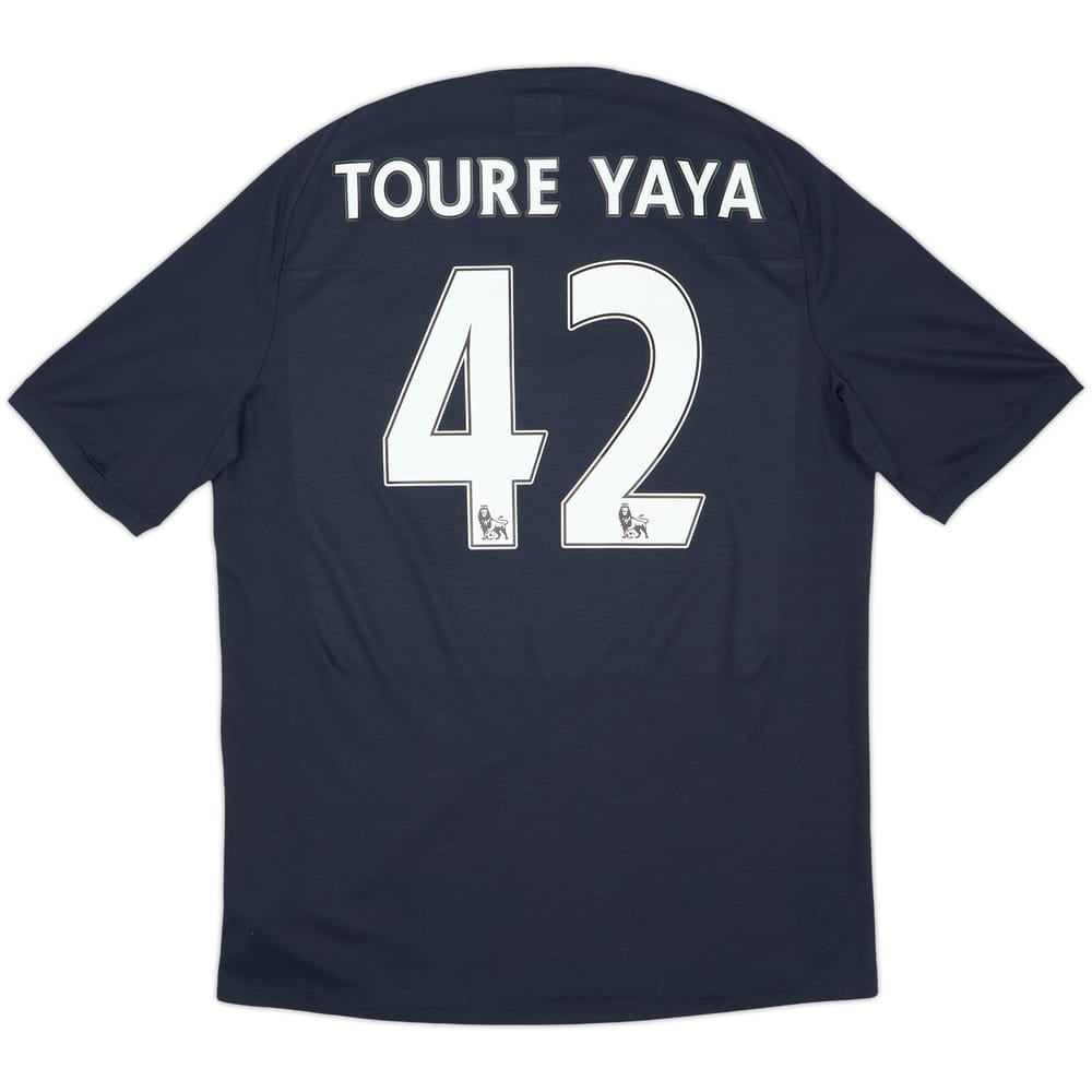 2010-12 Manchester City Away Shirt Toure Yaya #42 (L)