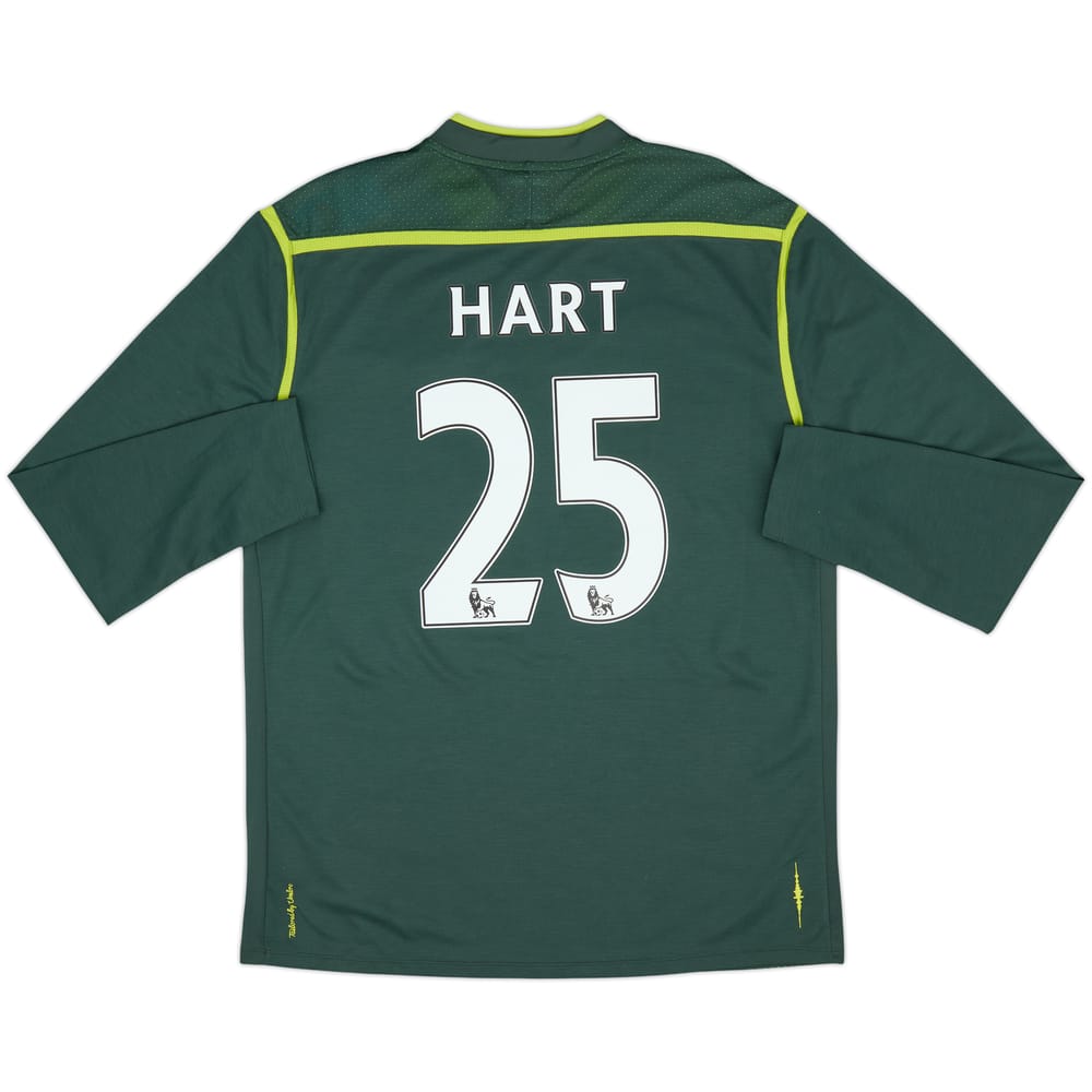 2011-12 Manchester Ciudad Portero Camiseta Hart #25 (L)