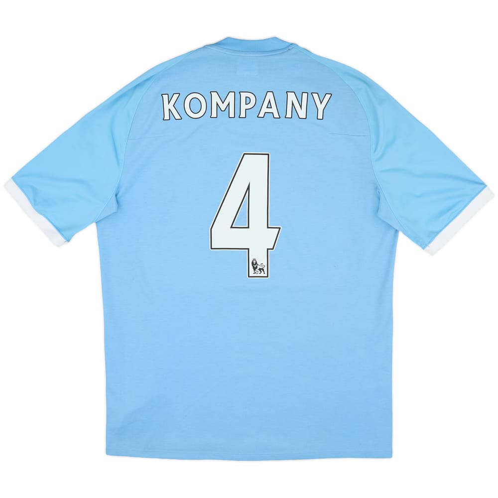 2010-11 Manchester City 'FA Cup Final' Home Shirt Kompany #4 - 8/10 - (L)