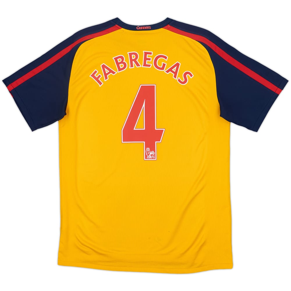 2008-09 Arsenal Away Shirt Fabregas #4 - 6/10 - (M)