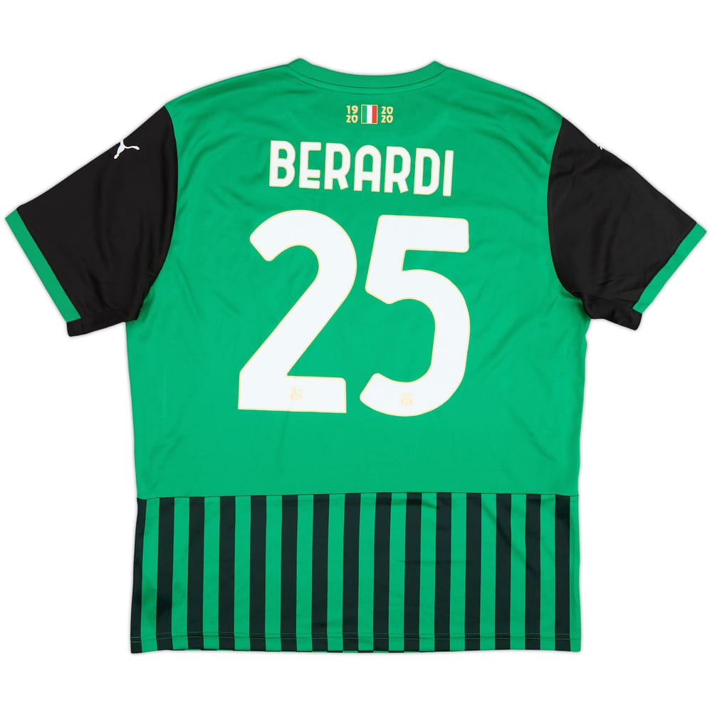 2020-21 Sassuolo Home Shirt Berardi #25 - 8/10 - (XL)
