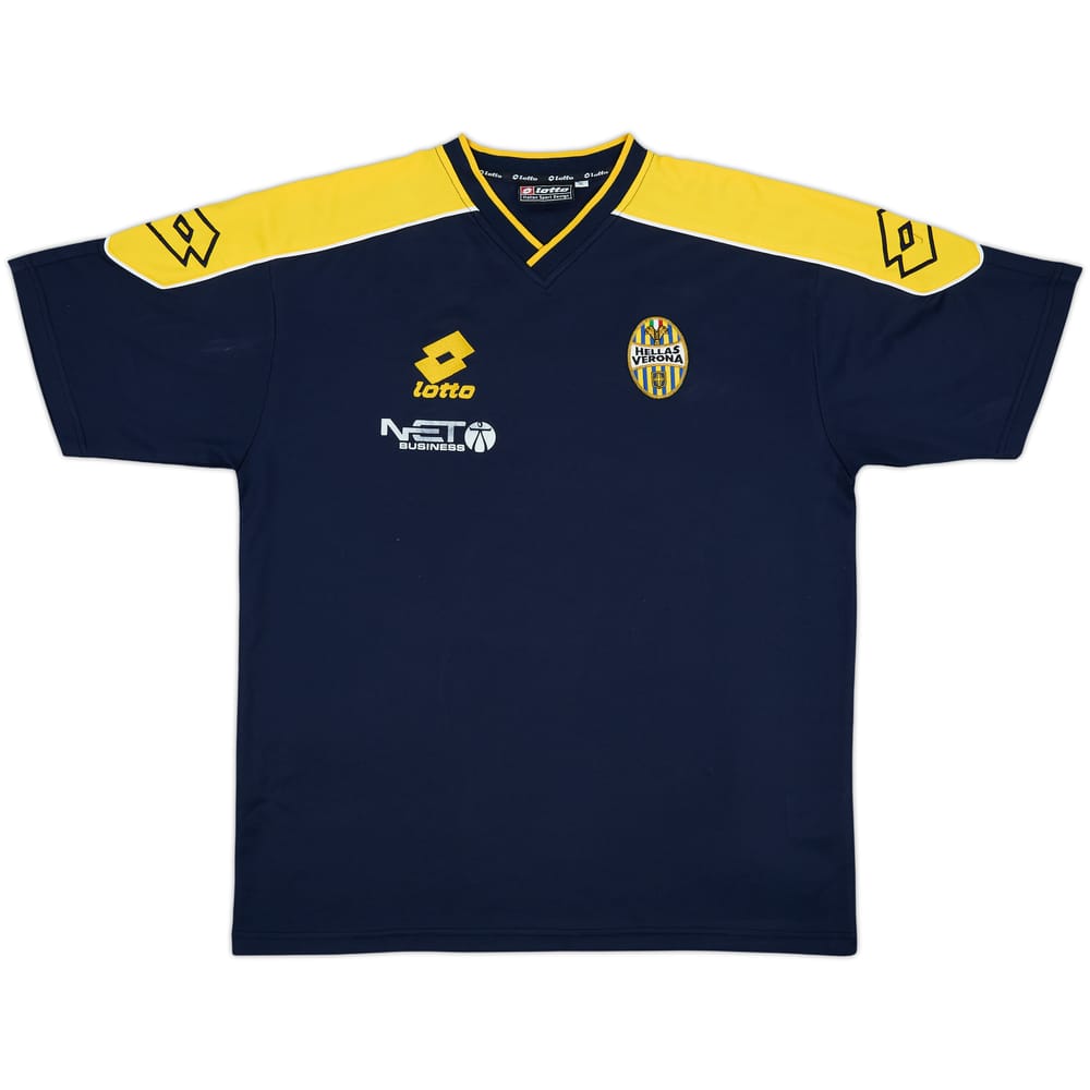 2000-02 Hellas Verona Lotto Training Shirt - 6/10 - (XL)