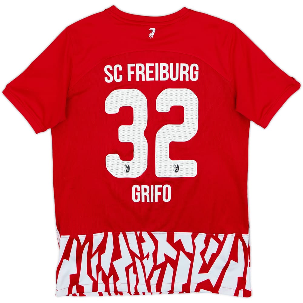 2023-24 Freiburg Home Shirt Grifo #32 - 9/10 - (XL.Boys)