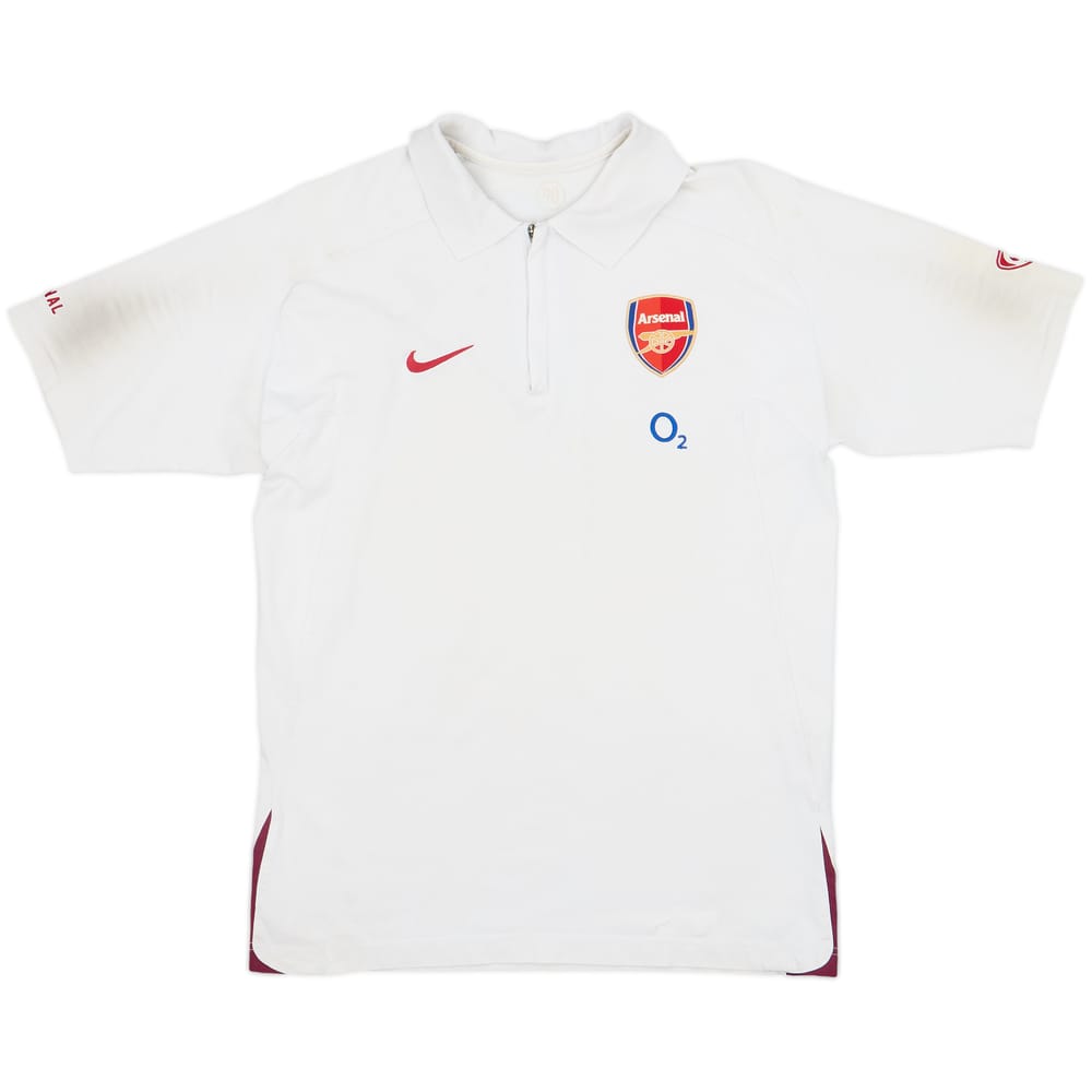 2004-05 Arsenal Nike 1/4 Zip Polo Shirt - 5/10 - (L)