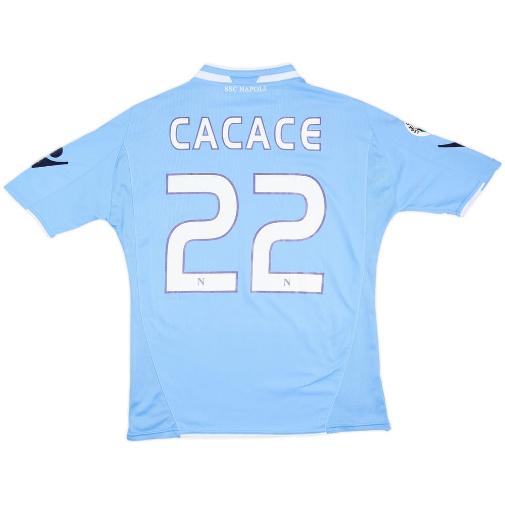 2009-10 Napoli Home Shirt Cacace #22 - 5/10 - (M)