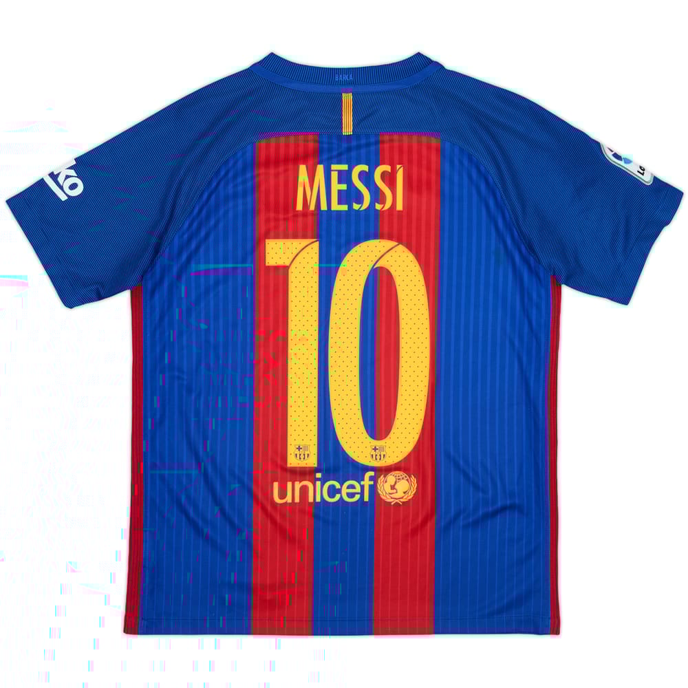 2016-17 Barcelona Home Shirt Messi #10 - 8/10 - (XL.Boys)