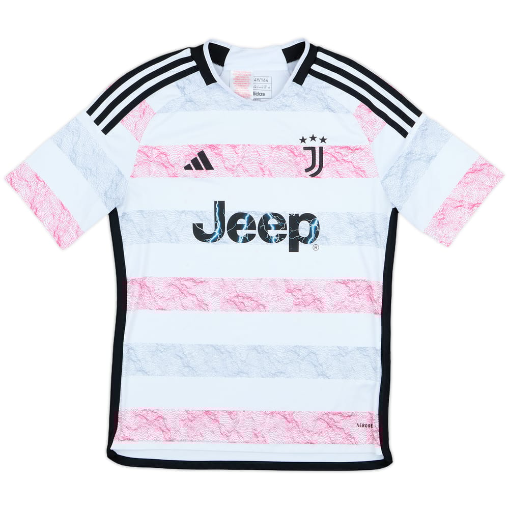 2023-24 Juventus Away Shirt - 7/10 - (L.Boys)