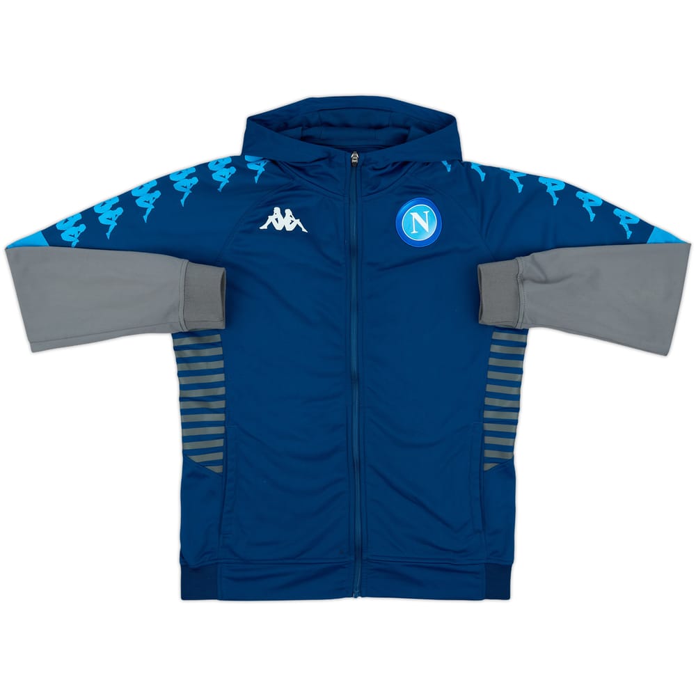 2019-20 Napoli Kappa Hooded Track Jacket - 7/10 - (M)