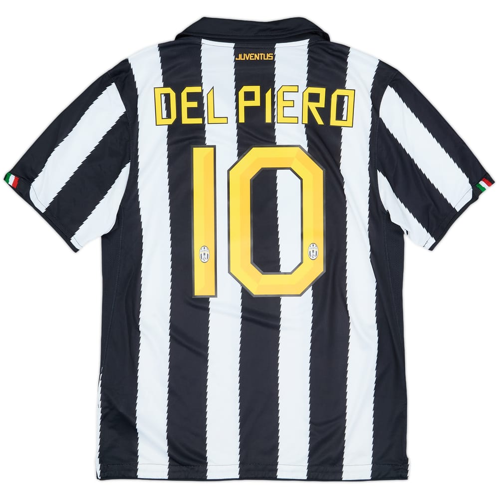 2010-11 Juventus Home Shirt Del Piero #10 - 8/10 - (M)