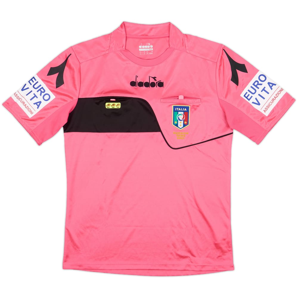 2018-19 Italy Diadora Referee Shirt - 6/10 - (S)