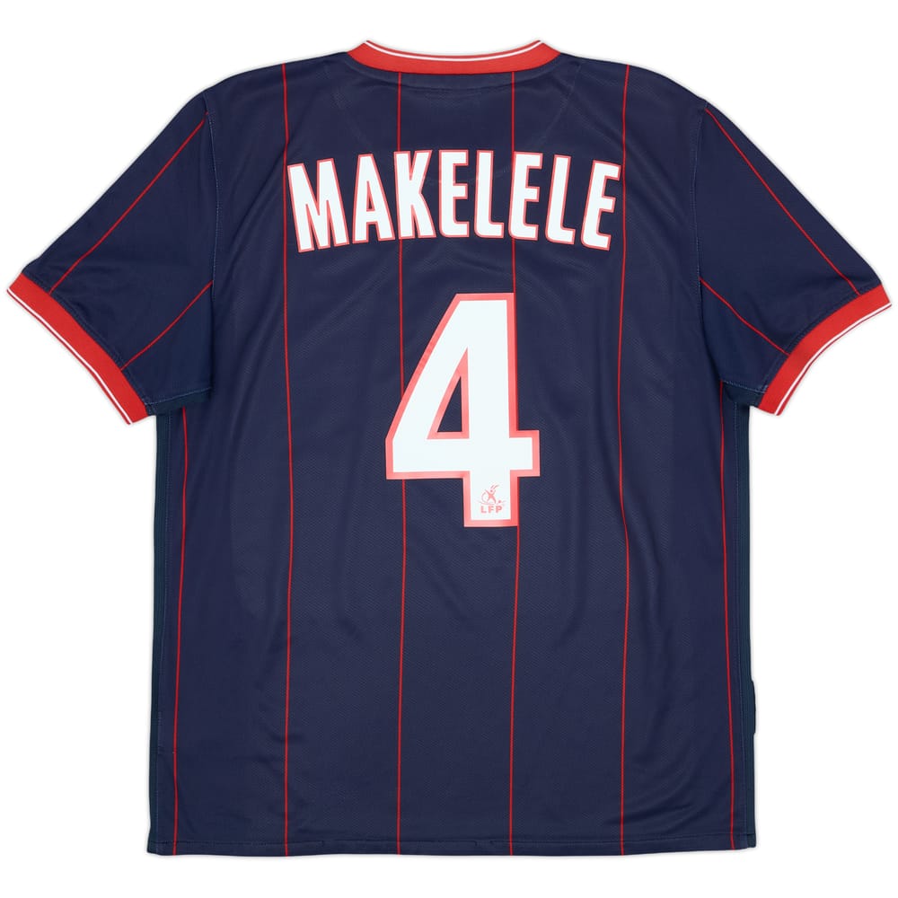 2009-10 Paris Saint-Germain Home Shirt Makelele #4 - 7/10 - (M)