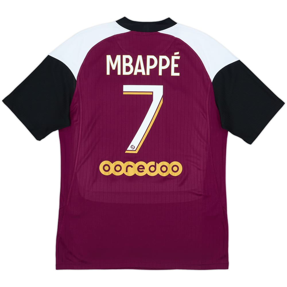 2020-21 Paris Saint-Germain Third Shirt Mbappe #7 - 6/10 - (M)