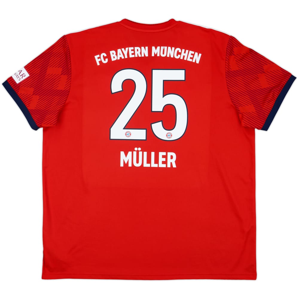 2018-19 Bayern Munich Home Shirt Muller #25 - 9/10 - (XXL)