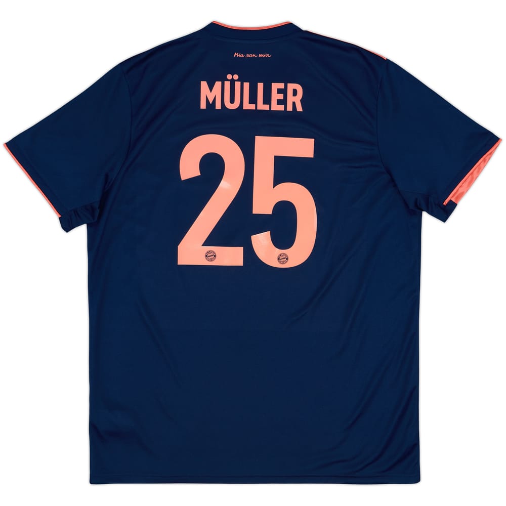 2019-20 Bayern Munich Third Shirt Muller #25 - 8/10 - (XL)