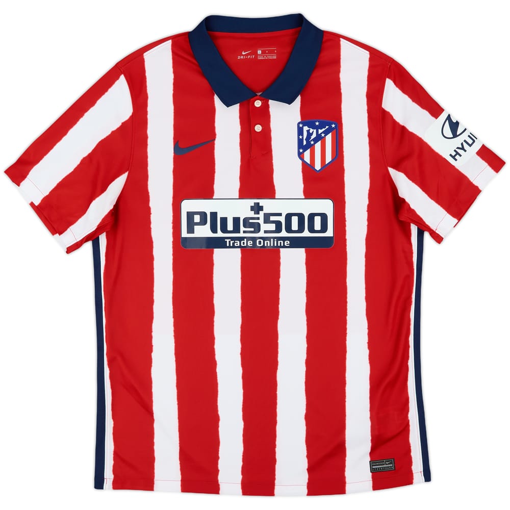 2020-21 Atletico Madrid Home Shirt - 9/10 - (L)
