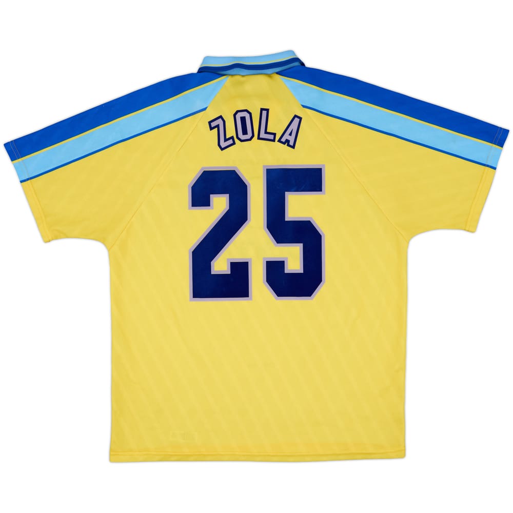 1996-97 Chelsea Away Shirt Zola #25 - 9/10 - (XL)
