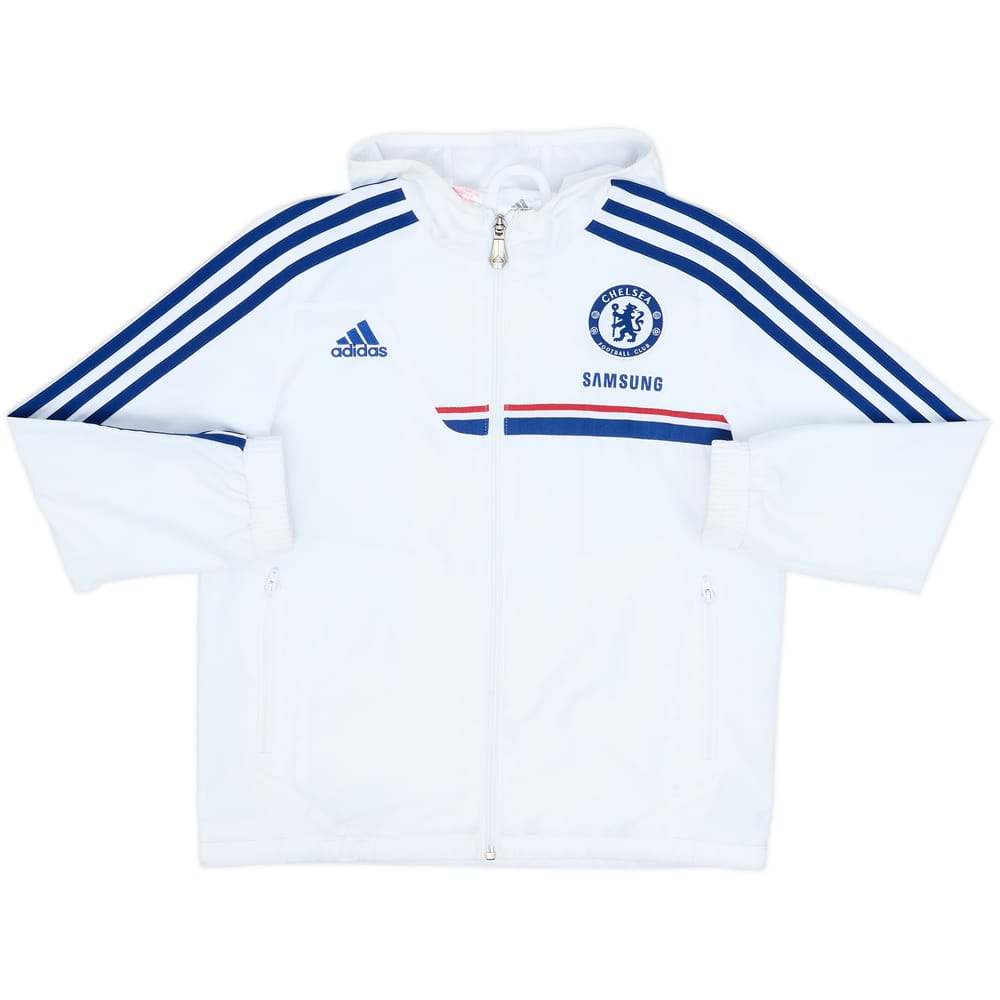 2013-14 Chelsea adidas Hooded Track Jacket - 9/10 - (S.Boys)