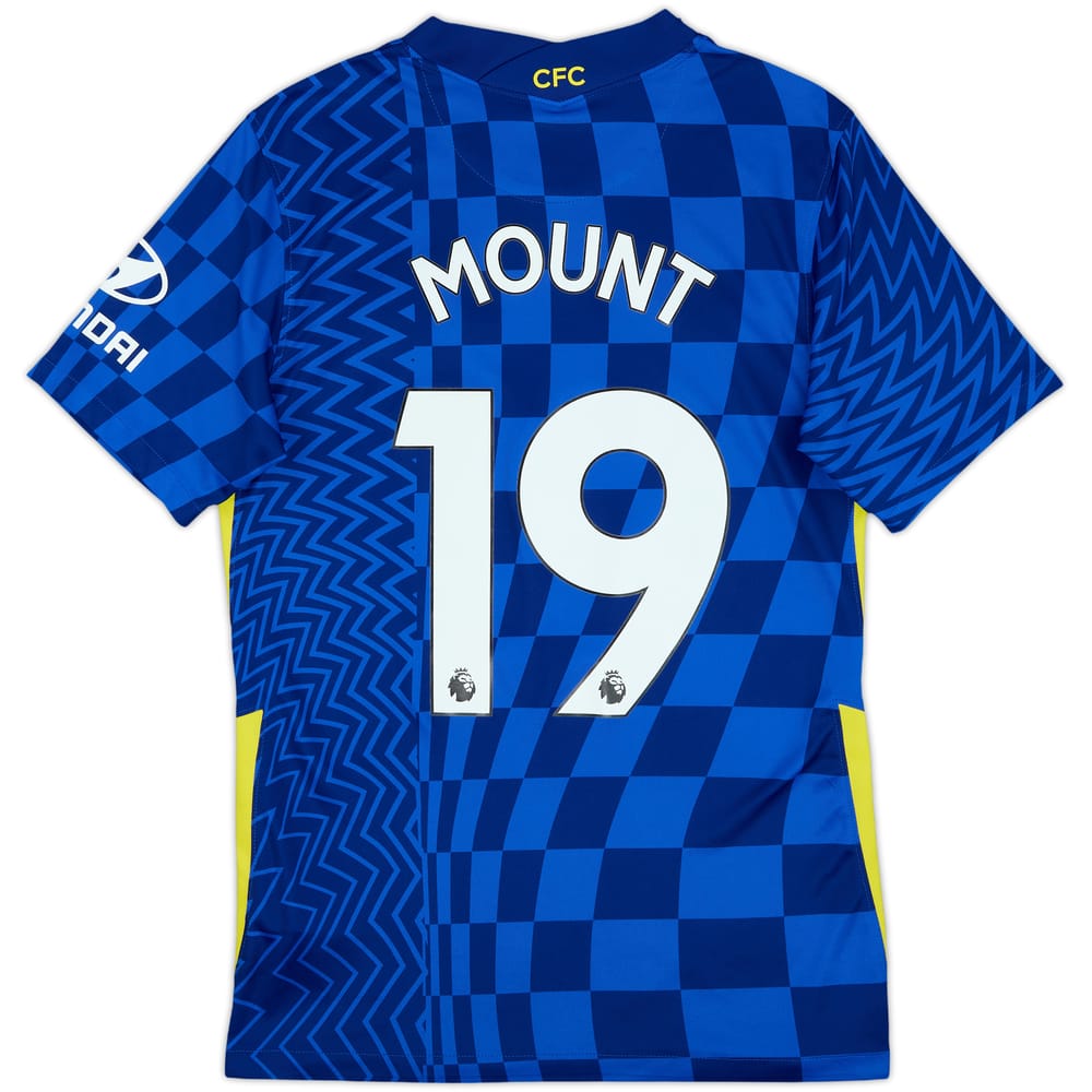 2021-22 Chelsea Home Shirt Mount #19 - 6/10 - (S)