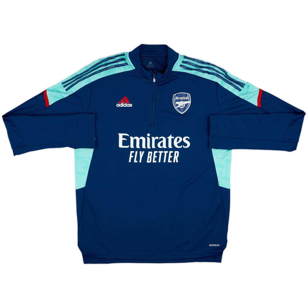 2021-22 Arsenal adidas 1/4 Zip Training Top - 6/10 - (L)