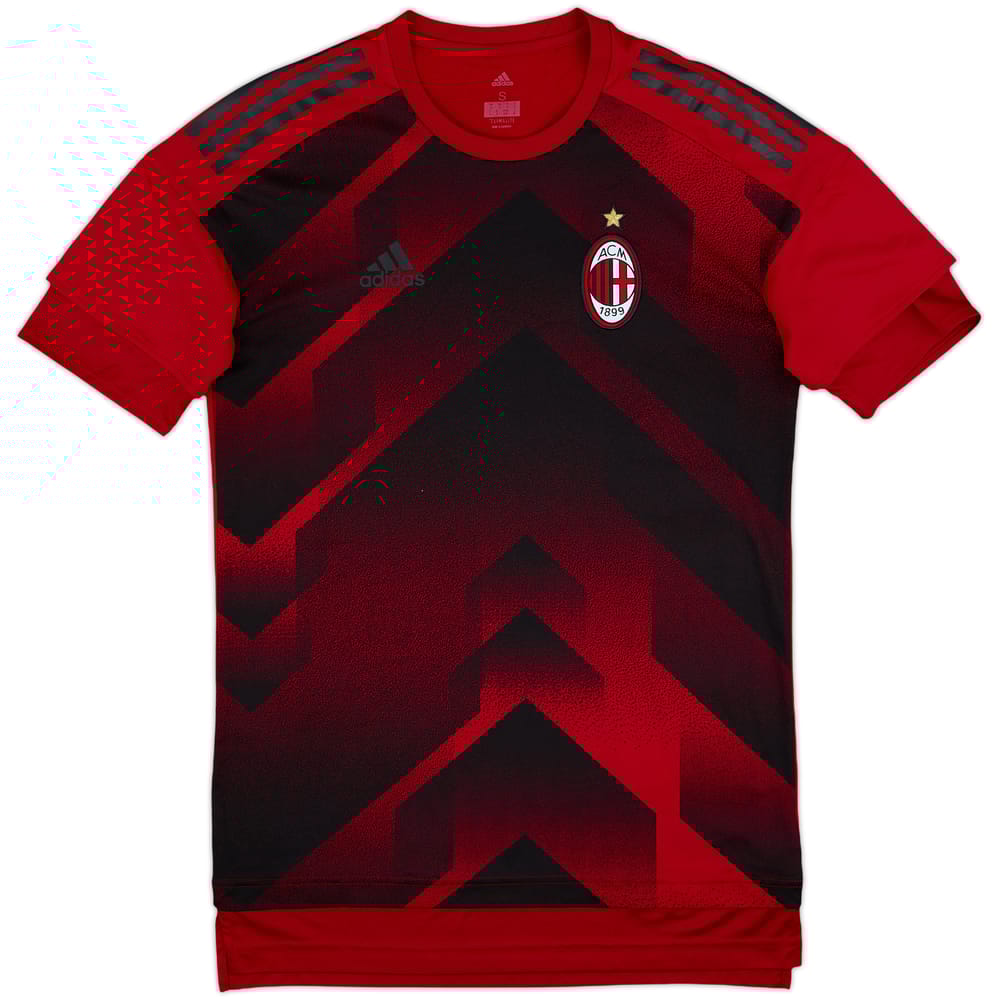 2017-18 AC Milan adidas Training Shirt - 8/10 - (S)