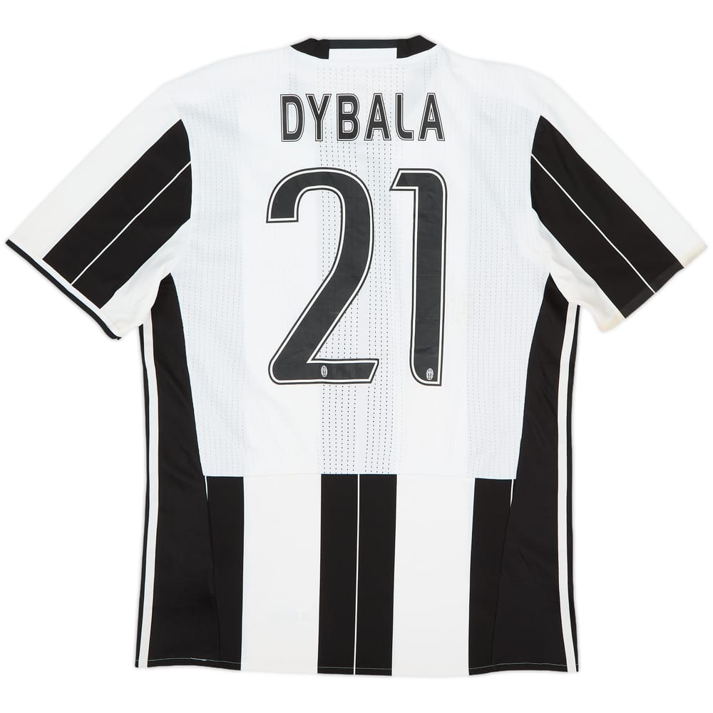 2016-17 Juventus Authentic Home Shirt Dybala #21 - 4/10 - (L)