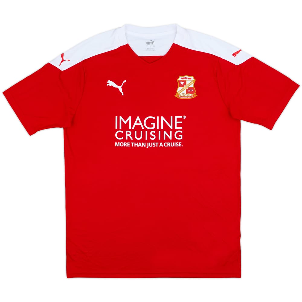 2020-21 Swindon Home Shirt - 7/10 - (L)