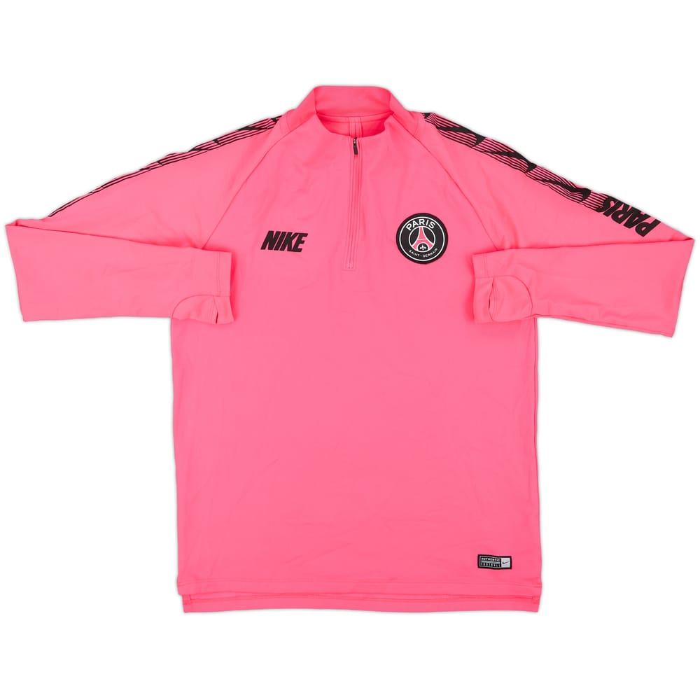 2019-20 Paris Saint-Germain Nike 1/4 Zip Drill Top - 7/10 - (M)