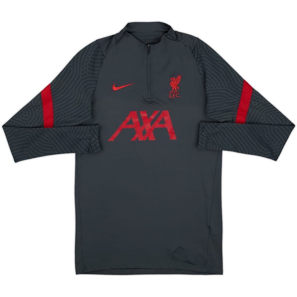 2020-21 Liverpool Nike 1/4 Zip Drill Top - 7/10 - (S)