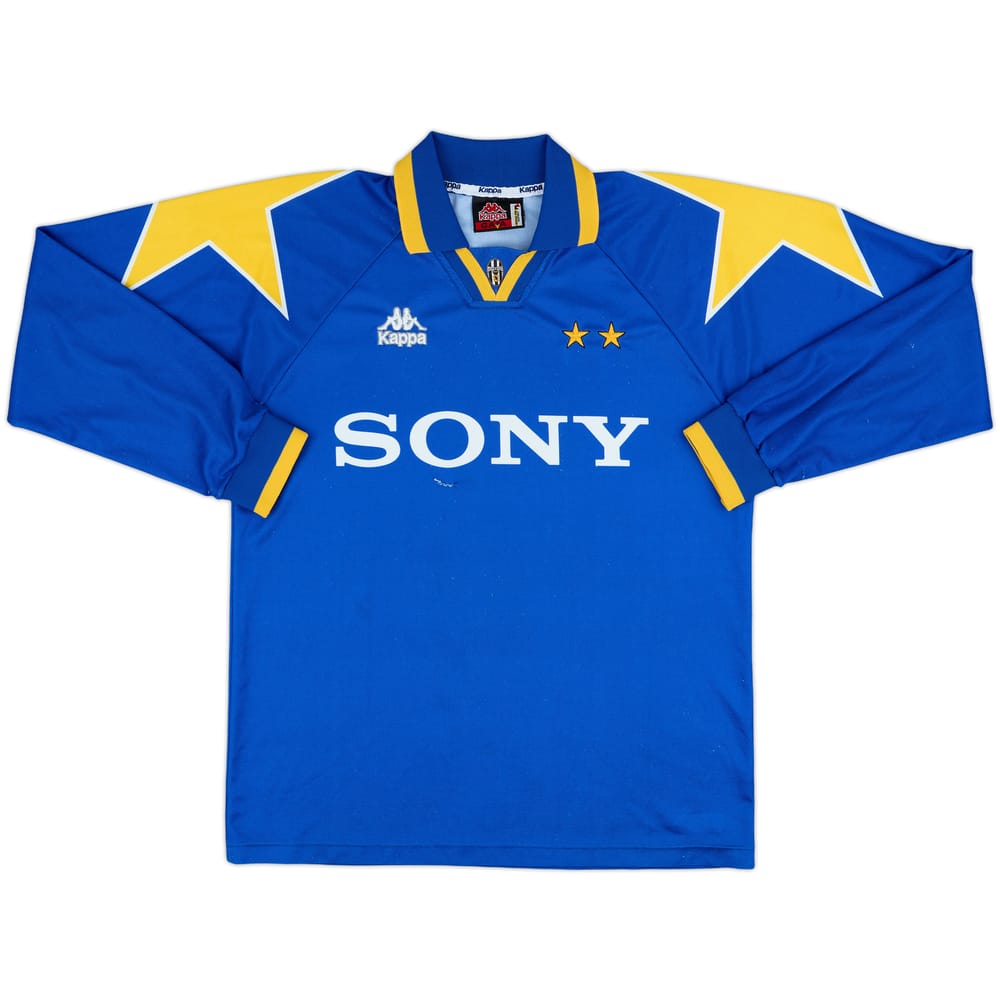 1995-96 Juventus Away L/S Shirt - 6/10 - (L)