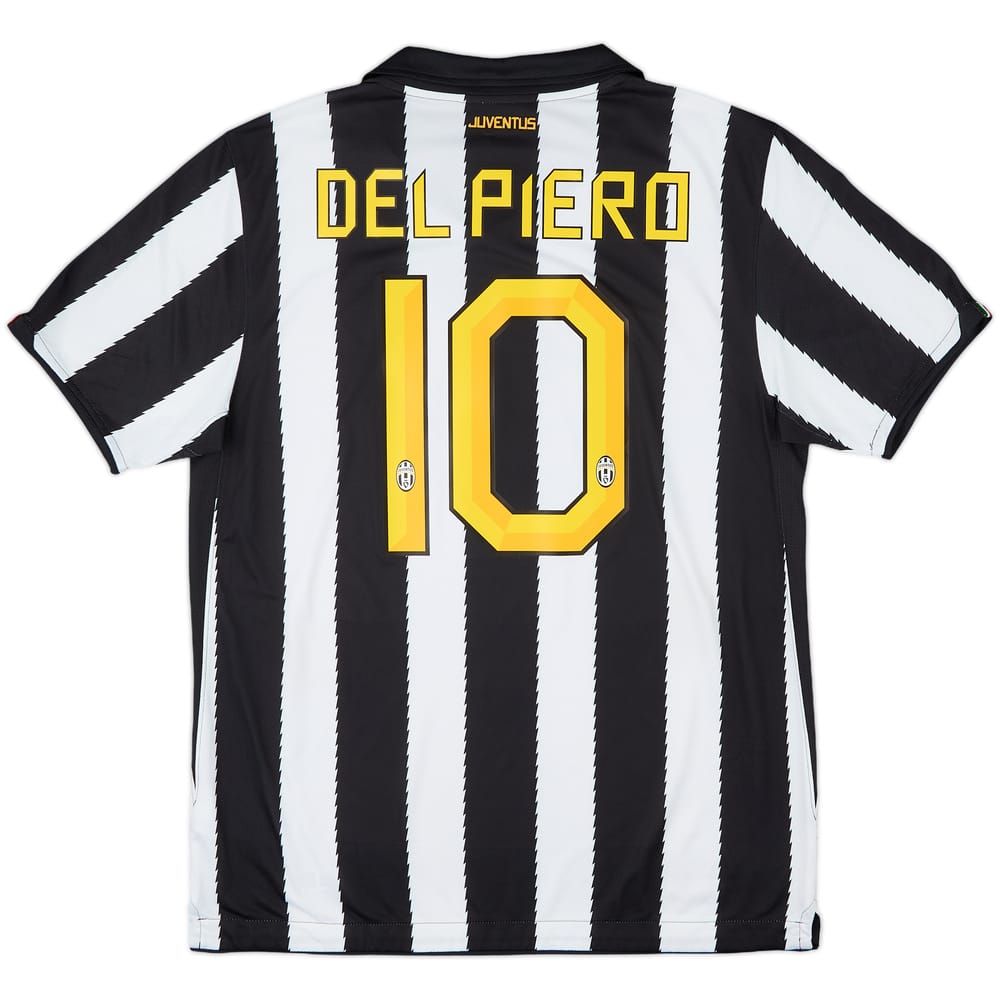 2010-11 Juventus Home Shirt Del Piero #10 - 6/10 - (L)