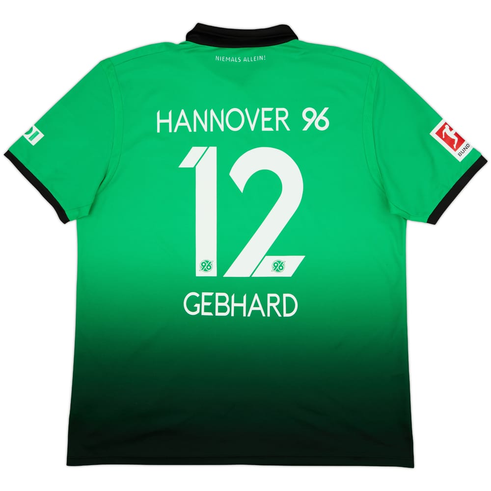 2017-18 Hannover 96 Away Shirt Gebhard #12 - 8/10 - (3XL)