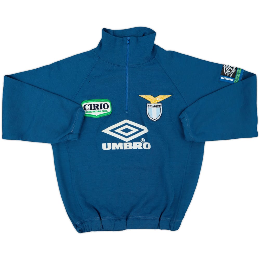 1996-97 Lazio Umbro 1/4 Zip Drill Top - 7/10 - (M)