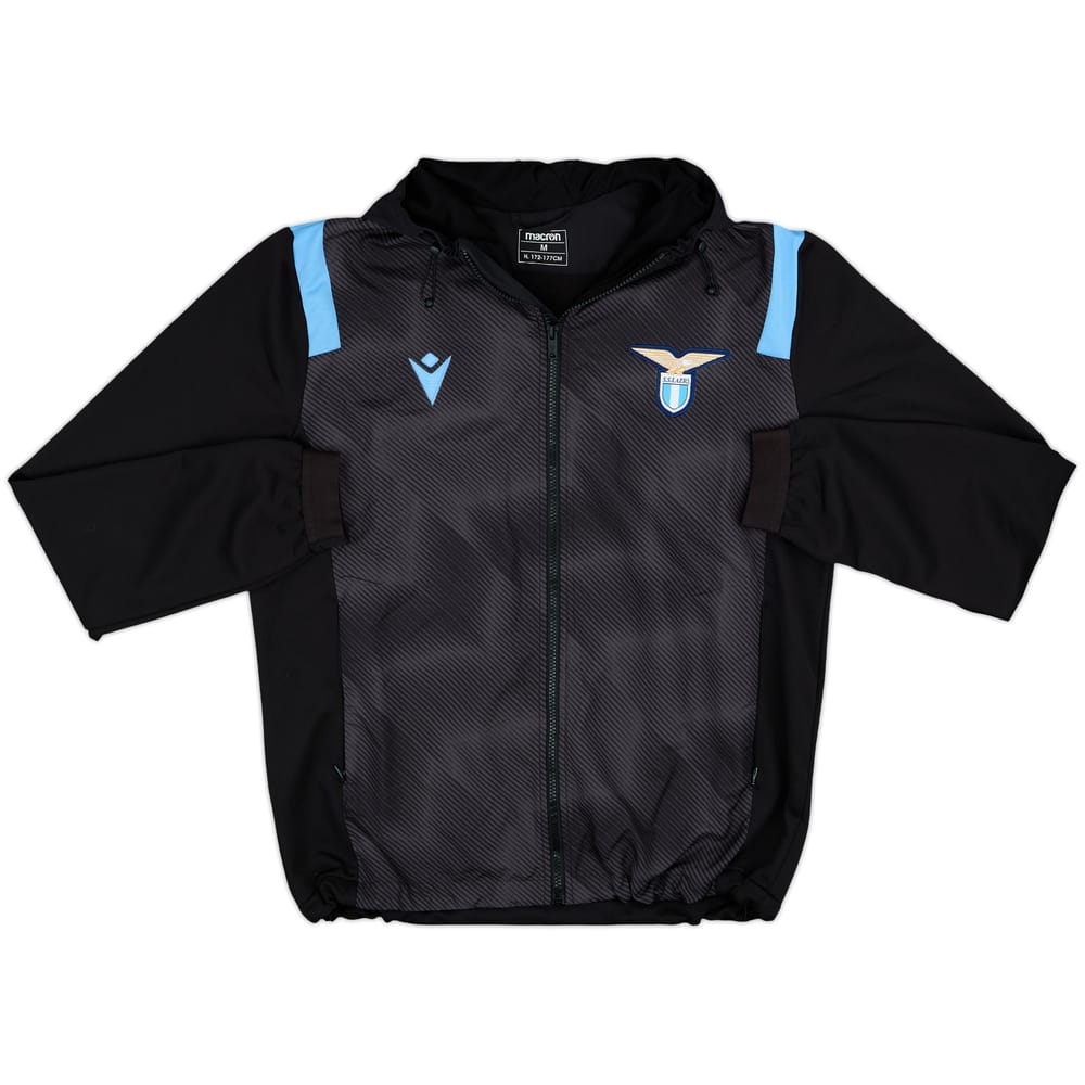 2020-21 Lazio Macron Hooded Track Jacket - 8/10 - (M)