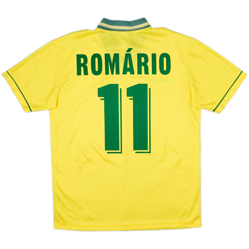 1994 Brazil Home Shirt Romario #11 - 6/10 - (L)