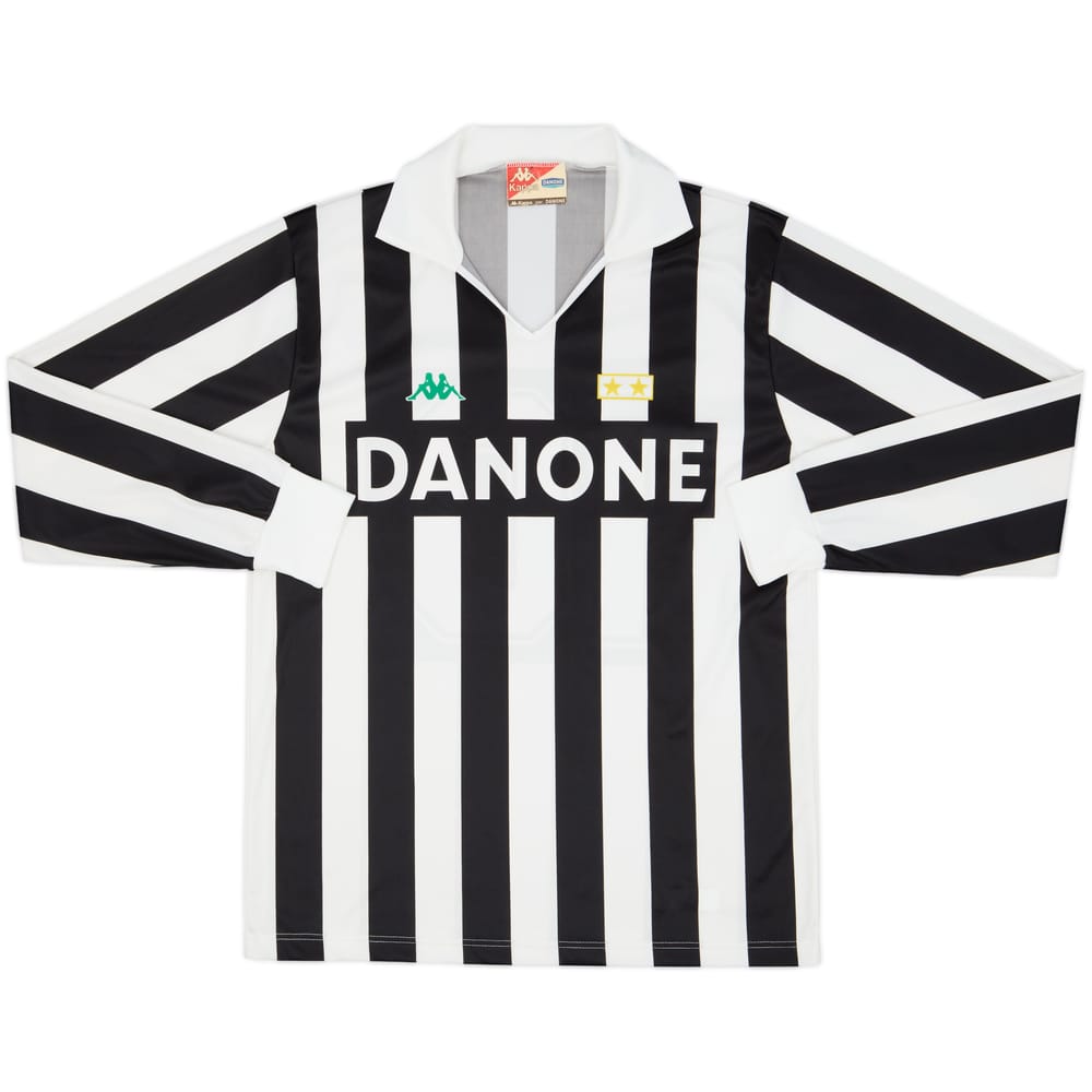 1992-94 Juventus Basic Home L/S Shirt #10 - 9/10 - (L)